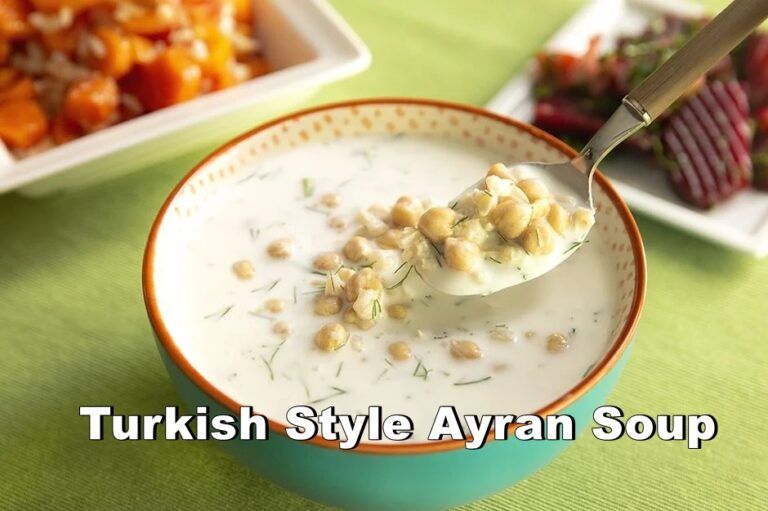 Turkish Style Ayran Soup