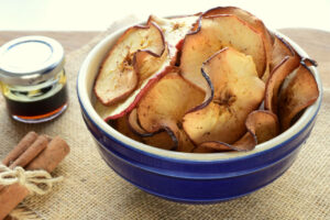 You can turn Apple Peels into yummy snack chips