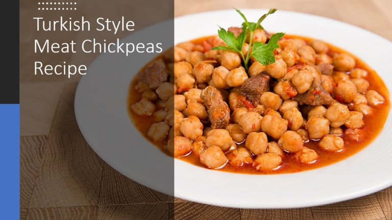 Turkish Style Meat Chickpeas Recipe