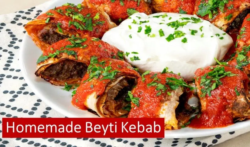 Homemade Beyti Kebab