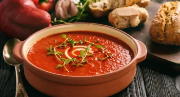 Turkish red pepper soup