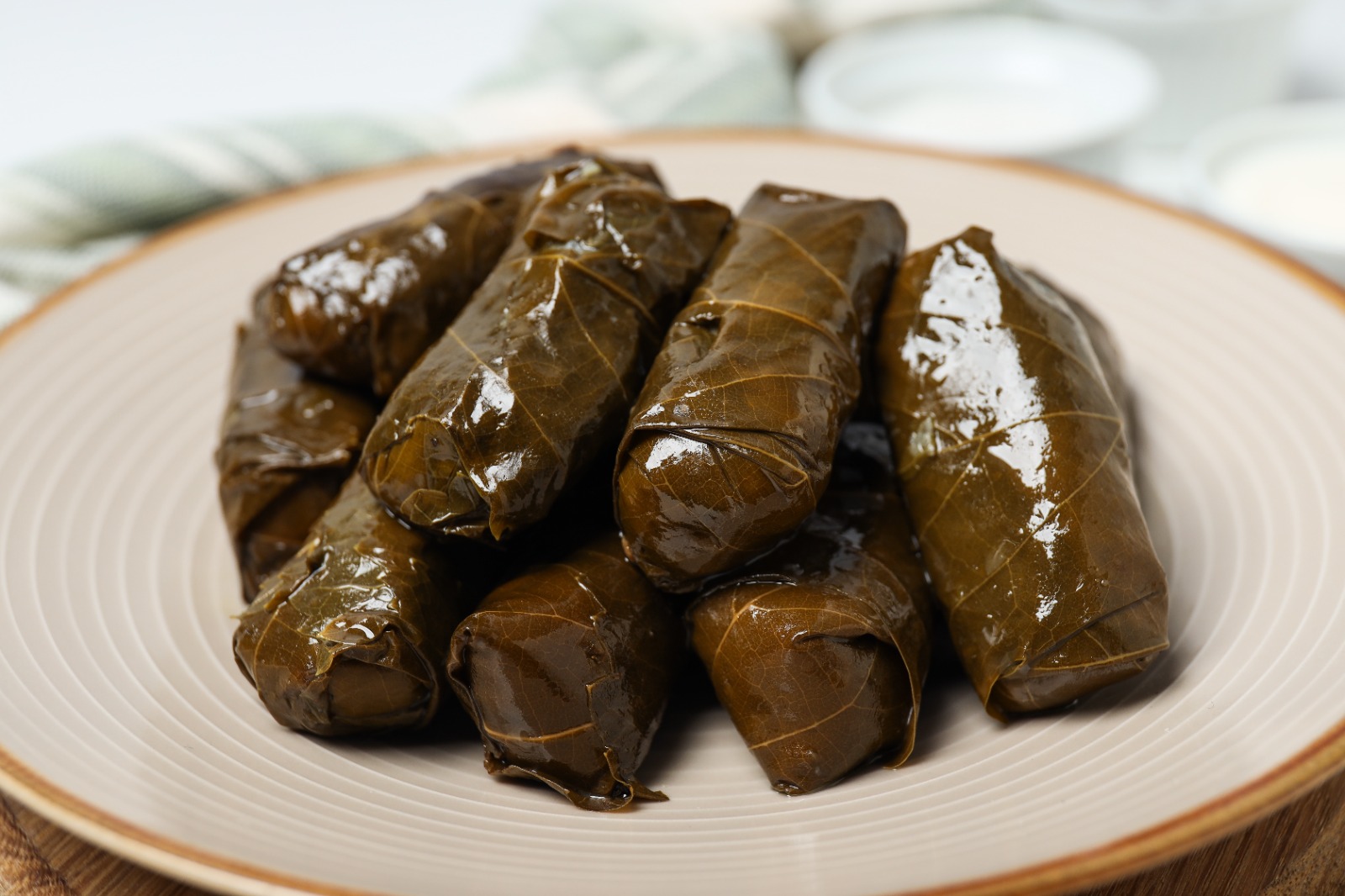 Etli Yaprak Sarma (Stuffed Grape Leaves with Meat)