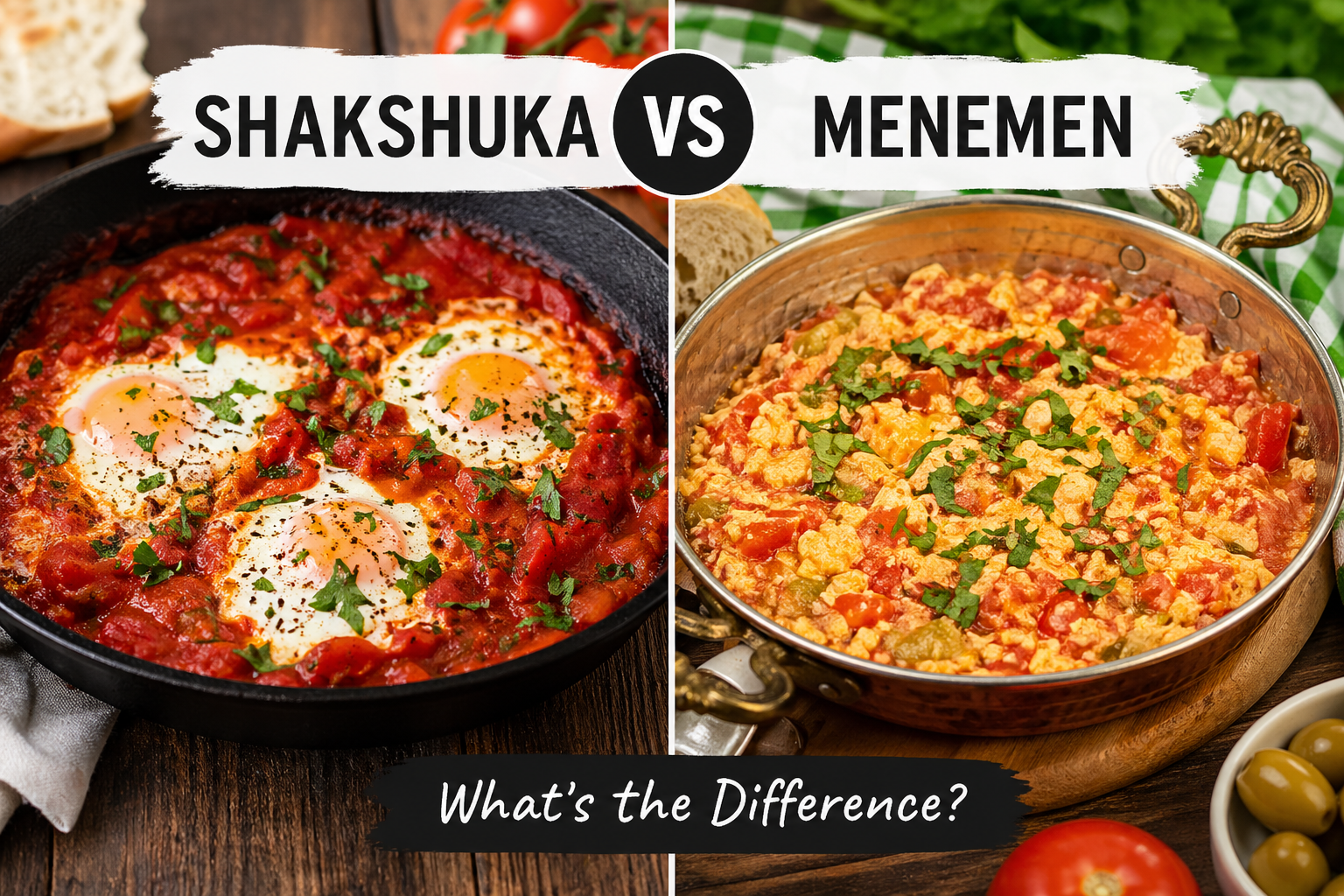 Shakshuka vs Menemen (Key Differences Explained)